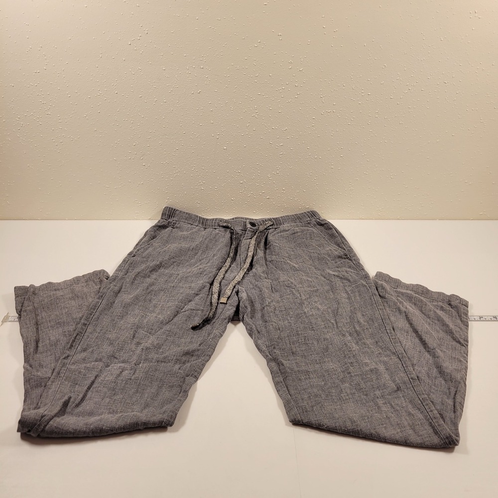Vintage Armani Jeans Trouser Women 32 Drawstring Straight Leg Made in Italy